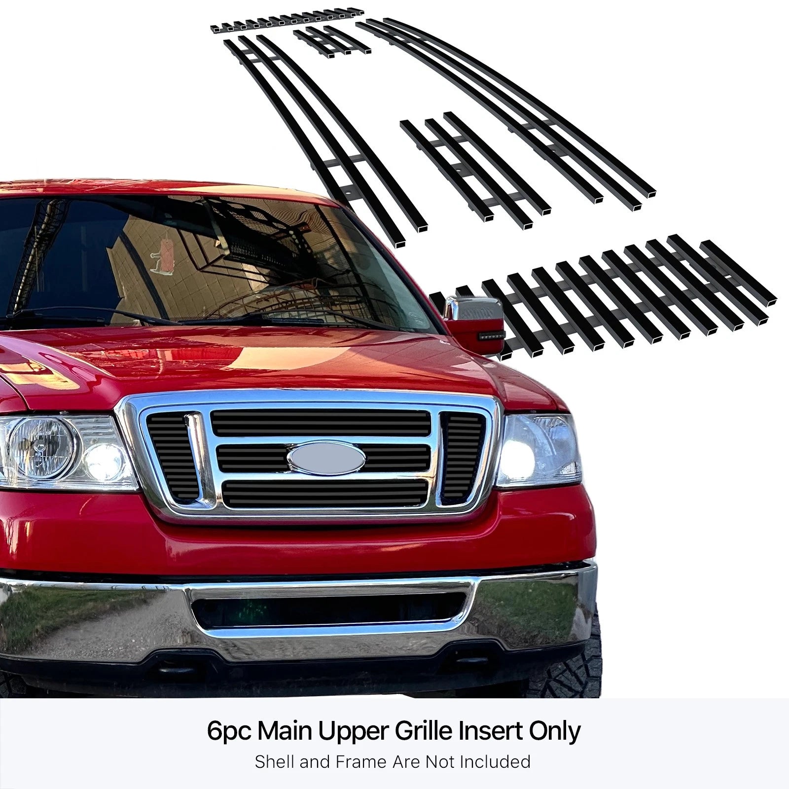 Bar Style Upper Grille Insert for Ford F-150 (2004-2008)