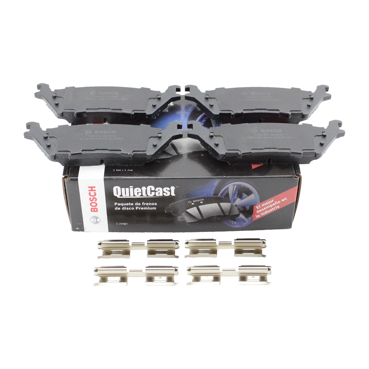 Bosch QuietCast Rear Ceramic Brake Pads for Ford Expedition F-150 (2000–2023)