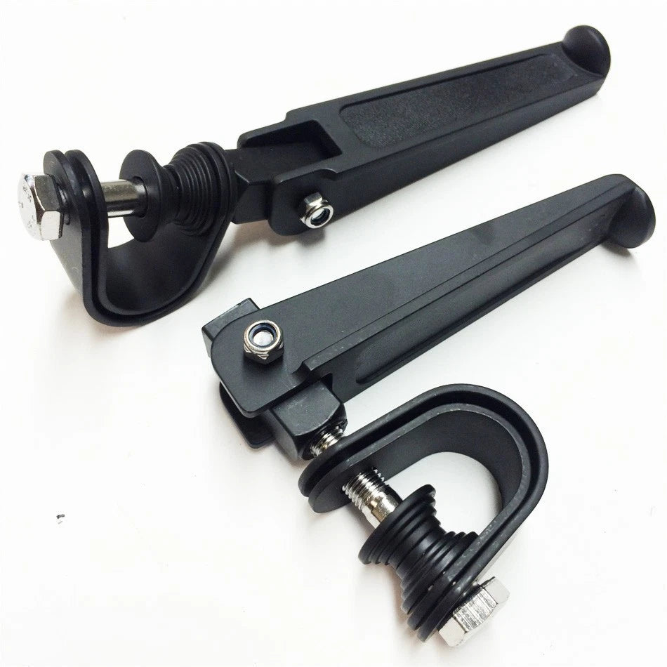 1 1/4" U-Clamp Footpegs for Harley Sportster (2004–2023) Black