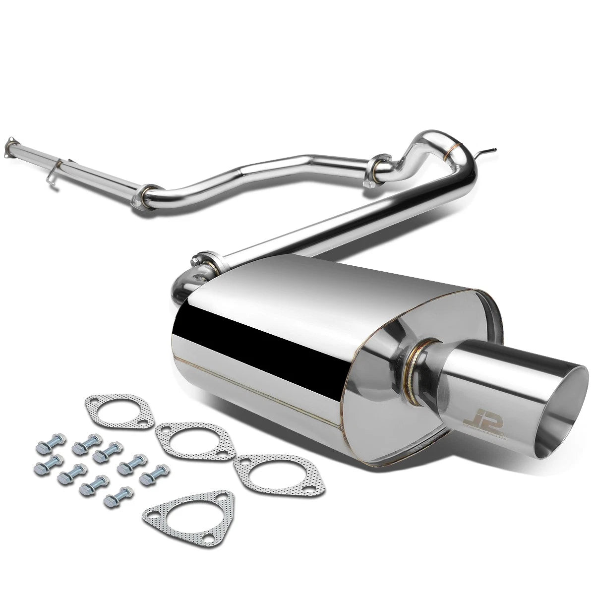 3.5" Oval Muffler Tip Racing Catback Exhaust System for Honda Civic Sedan (88–91)