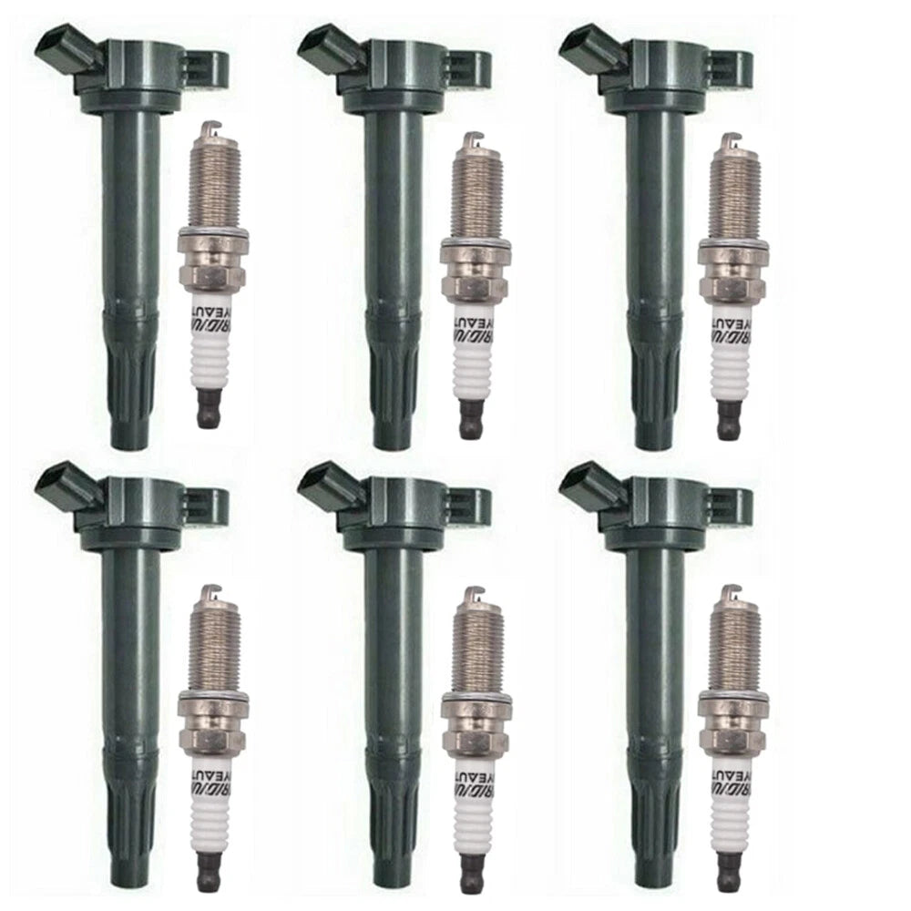 6X Ignition Coil + 6X Spark Plug for Toyota RAV4 V6 3.5L (2006–2012)