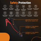 Jump Starter 18000 mAh Portable Battery Booster with LED Light for Vehicles