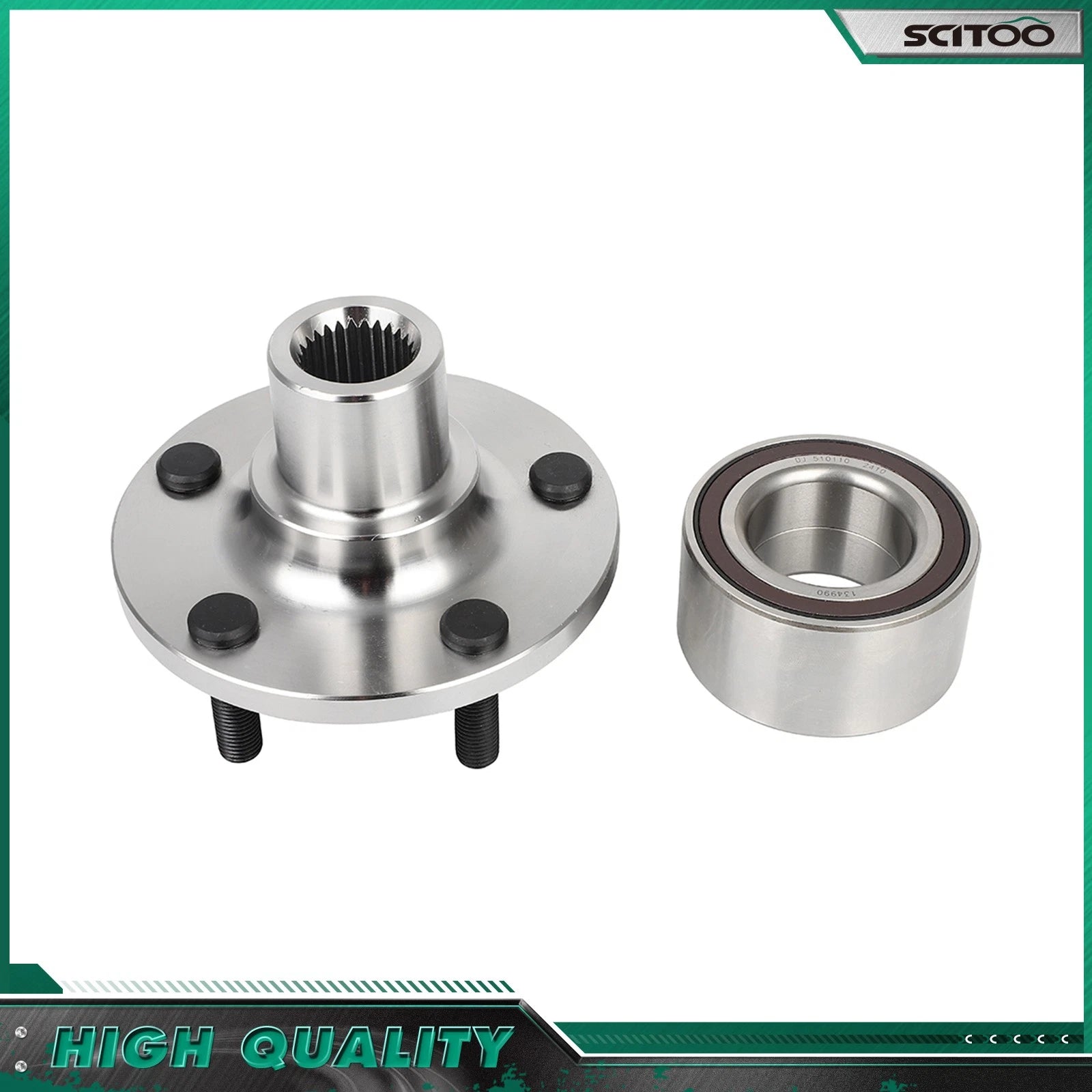 Front Wheel Bearing & Hub for Ford Focus C-MAX (2012–2018) 510110 HUB81