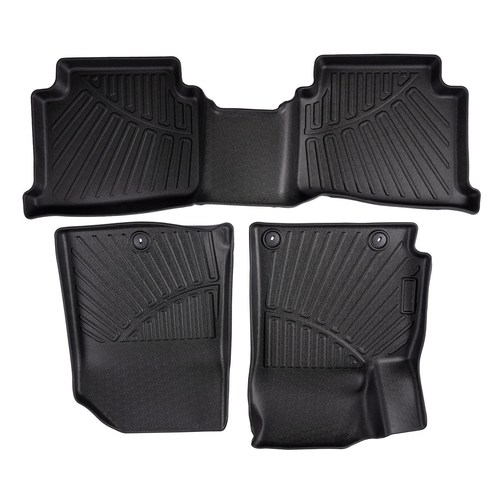 Set of 4 Rubber TPE Floor Mats for Kia Seltos (2021–2025)