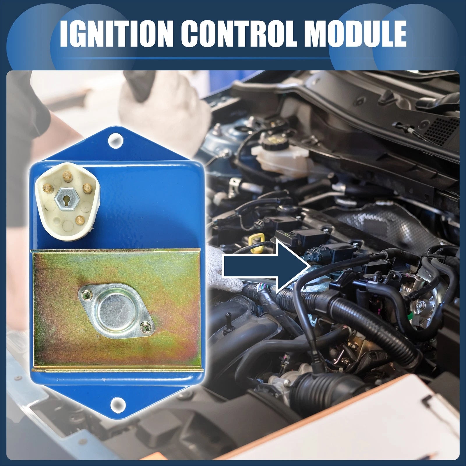 Ignition Control Module No. 3874020 for Chrysler Cordoba, Dodge Aspen 