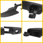 Front Door Panel Handle Set of 2 Black for Ford Focus (2008–2011)