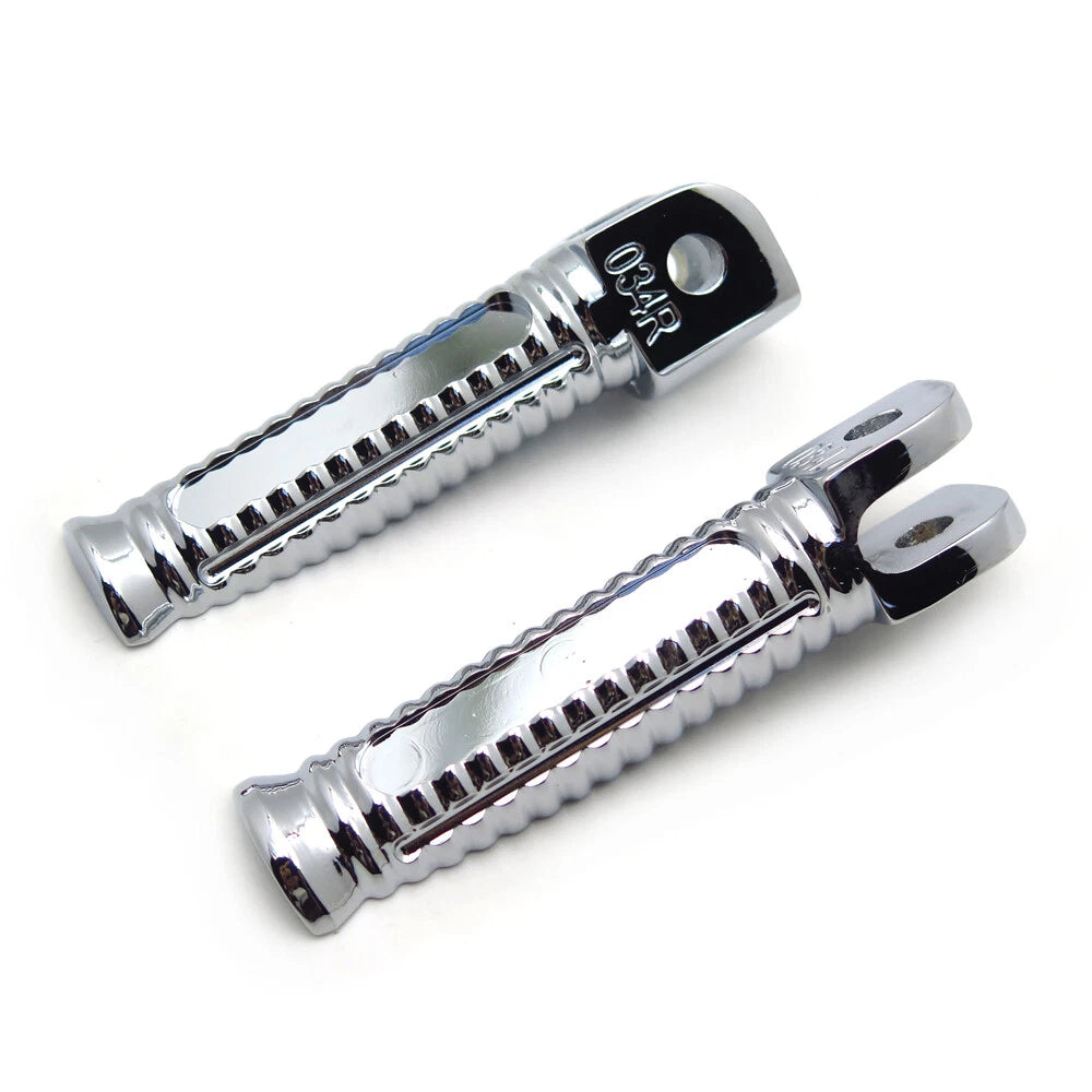 Front Dirt Bike Foot Pegs for Suzuki GSXR 600 1000 GSX-R 750 (2000–2013) Chrome
