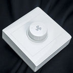 86x86mm White Fan Dimmer Switch for Ceiling Exhaust Fan