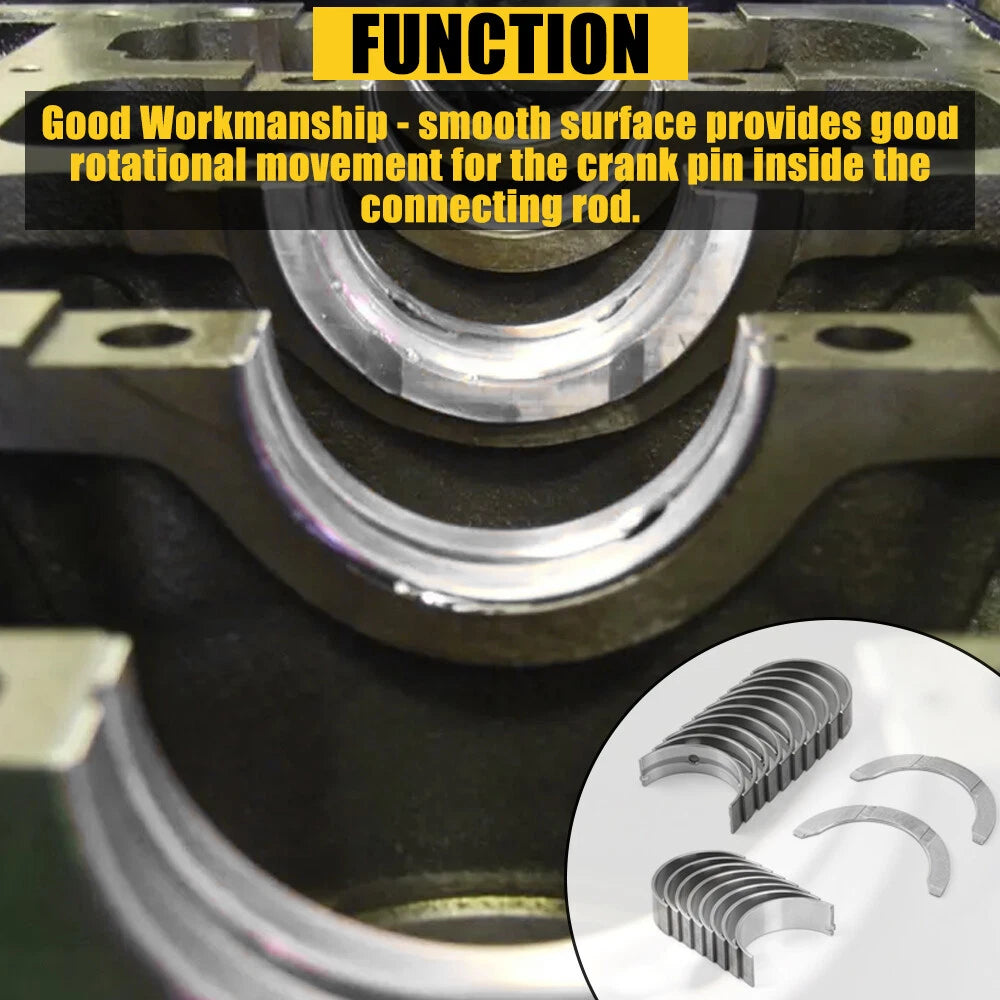 Main Rod Bearings for Hyundai Elantra Tucson Kia Soul 1.6L L4 (2013–2020)