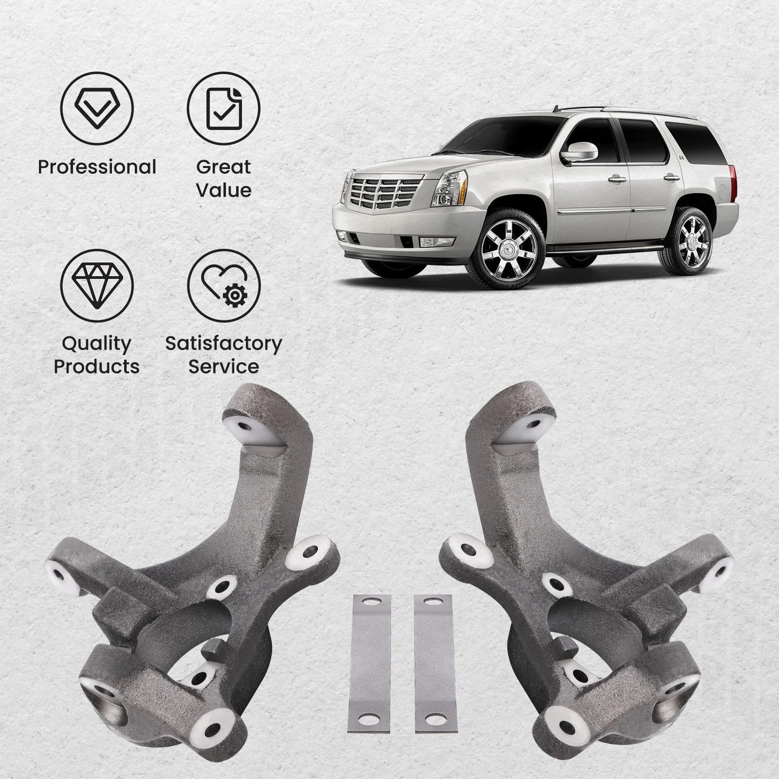 Lift Kit Set for Chevy GMC Yukon Tahoe Suburban (2000–2006) - 4-6" Front, 2" Rear