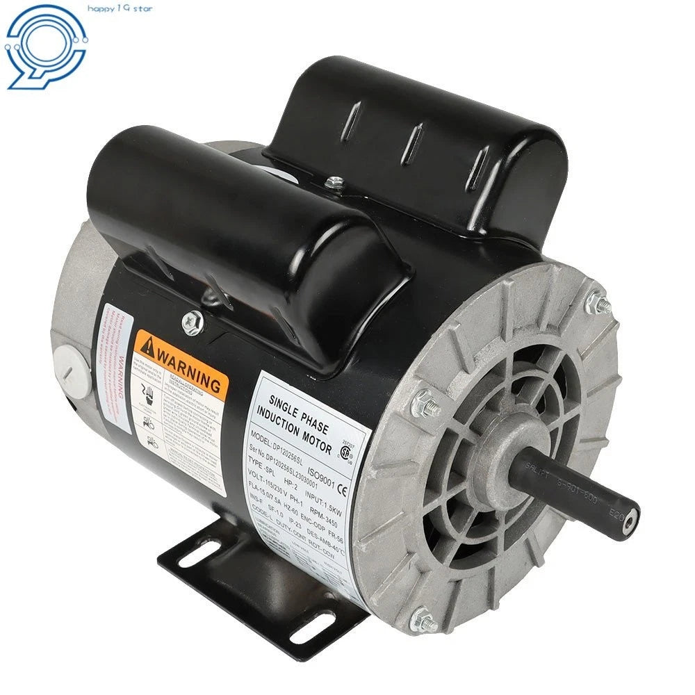 2HP Electric Motor for Compressor Duty (3450 RPM, 56 Frame)