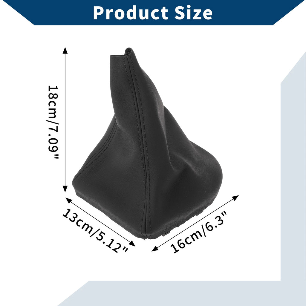 1 Pc Gear Shift Gaiter for BMW E60 E61 (2004–2008) Black Leather