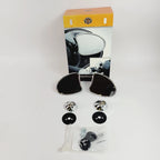 Chrome Tapered Fairing Mount Mirrors for Harley-Davidson Batwing (2014–2023)
