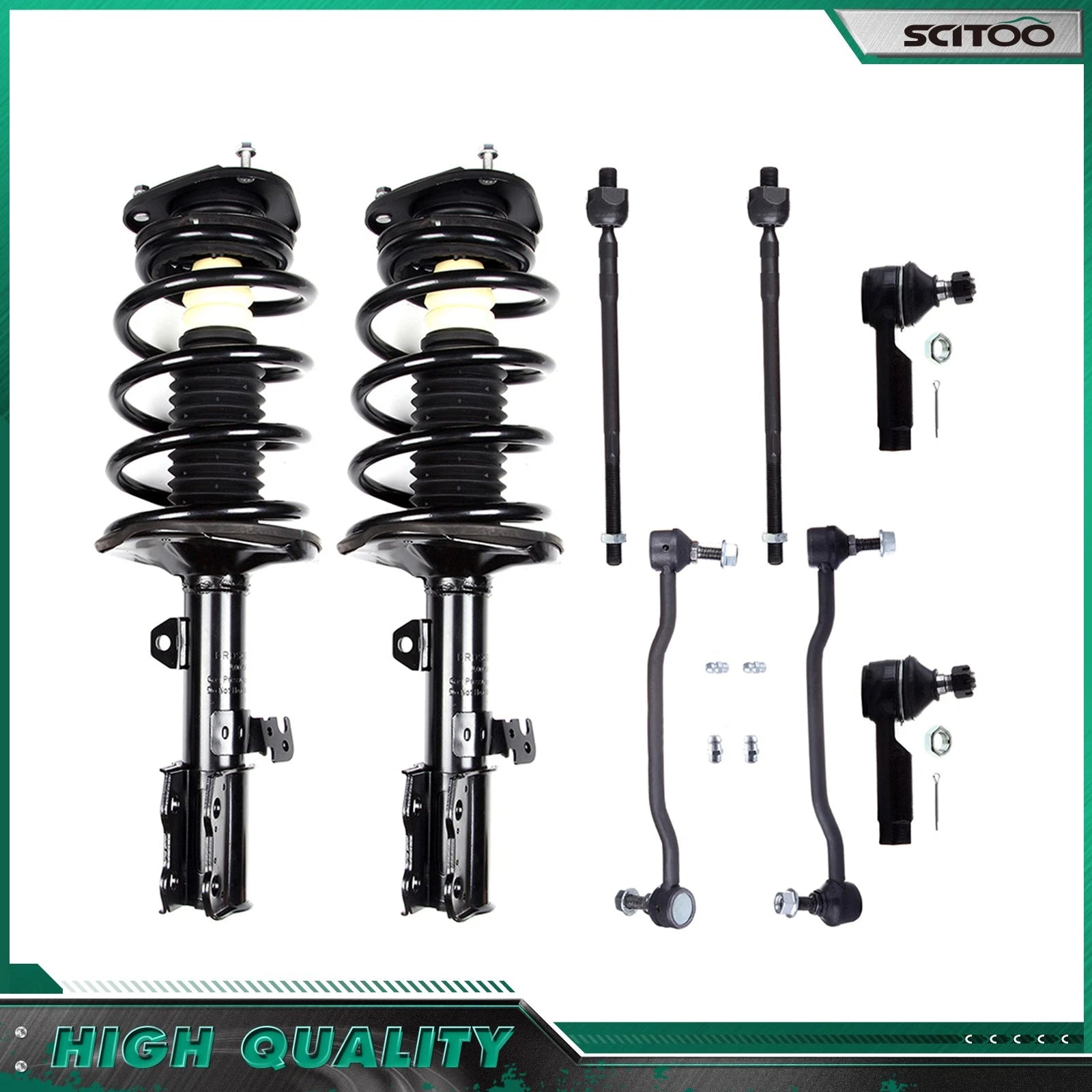 Front Strut & Spring Assembly Set for Nissan Altima 2.5L (2002–2006)