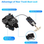 Rear Trunk Latch Lock Actuator for Nissan Versa (2012–2019) 3Pins 846303AN0A Black