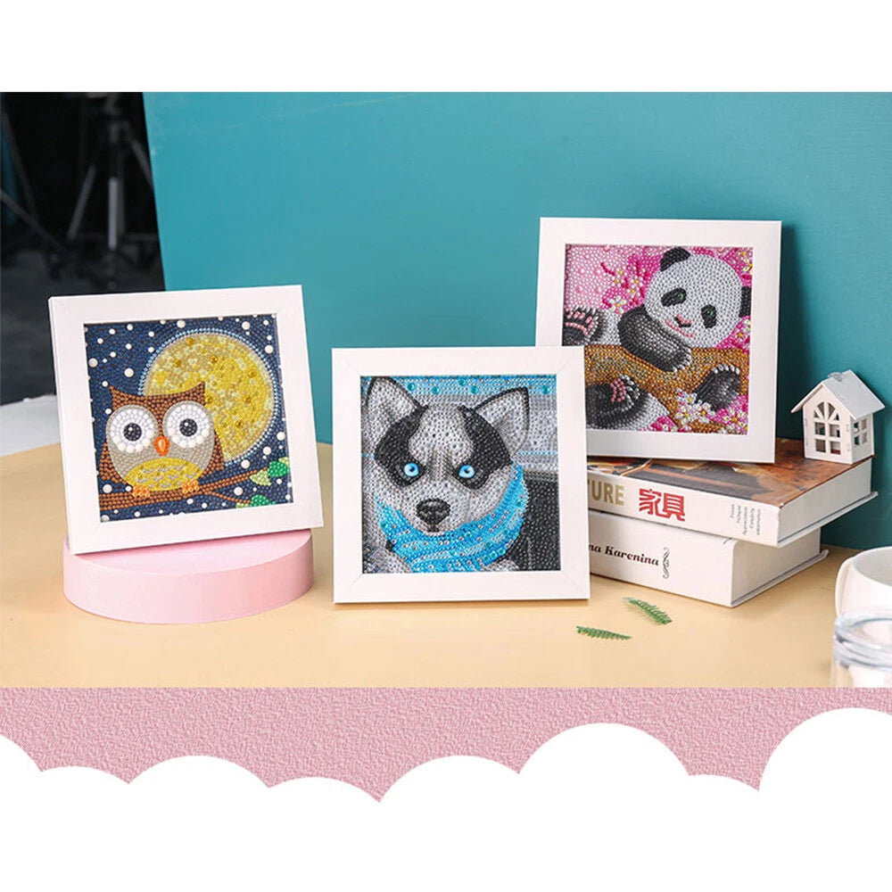 5D Cartoon Diamond Painting for Kids Paint by Numbers