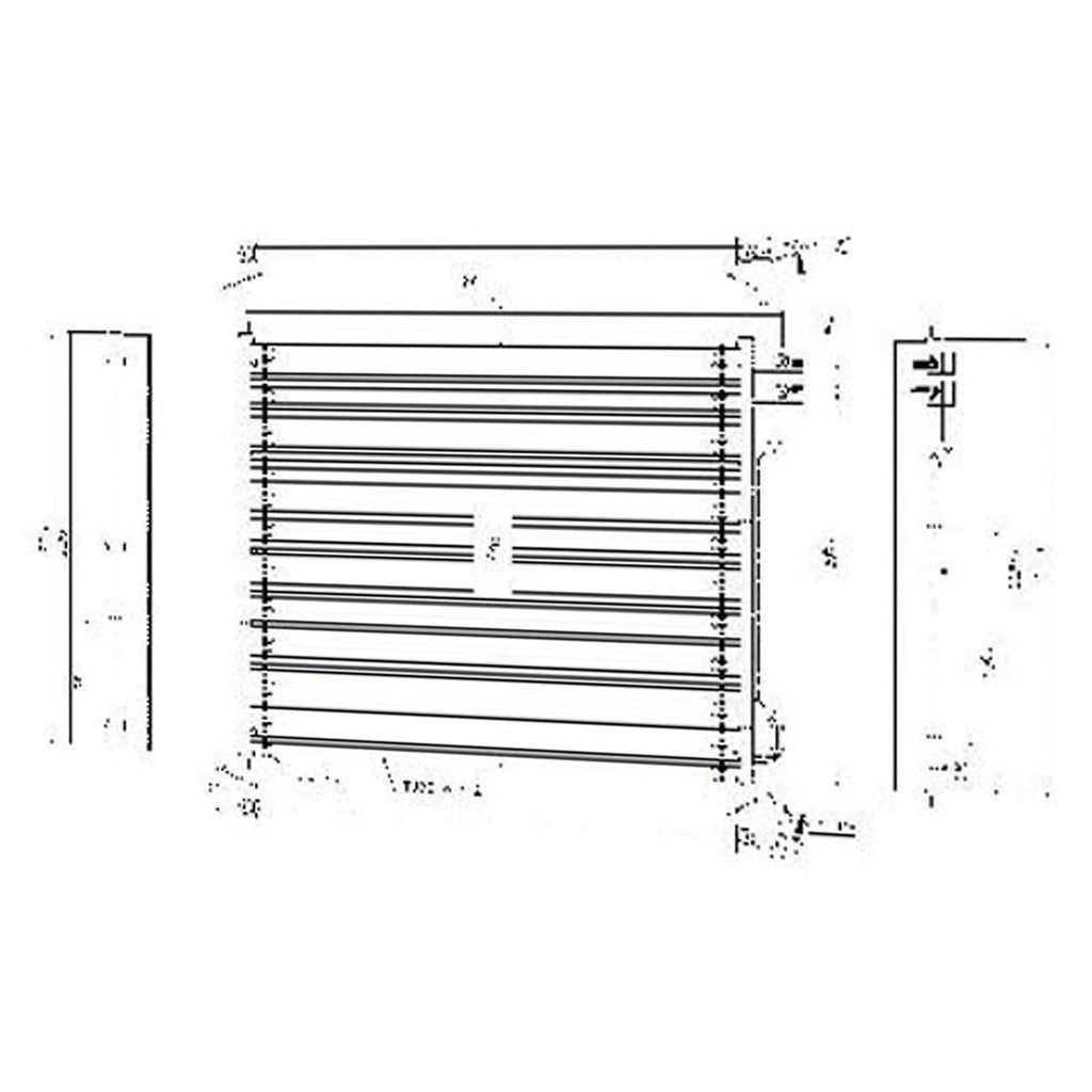 Replacement A C Condenser for 2015-2016 Ford Van E350 Super Duty