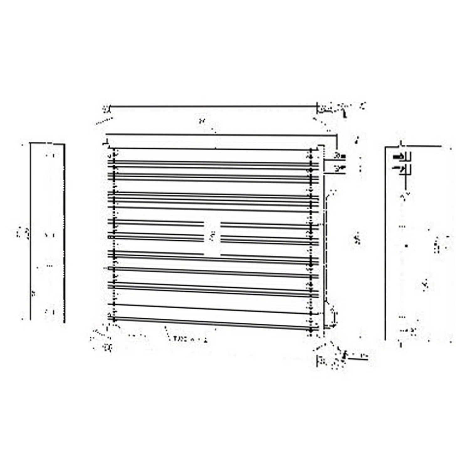 Replacement A C Condenser for 2015-2016 Ford Van E350 Super Duty
