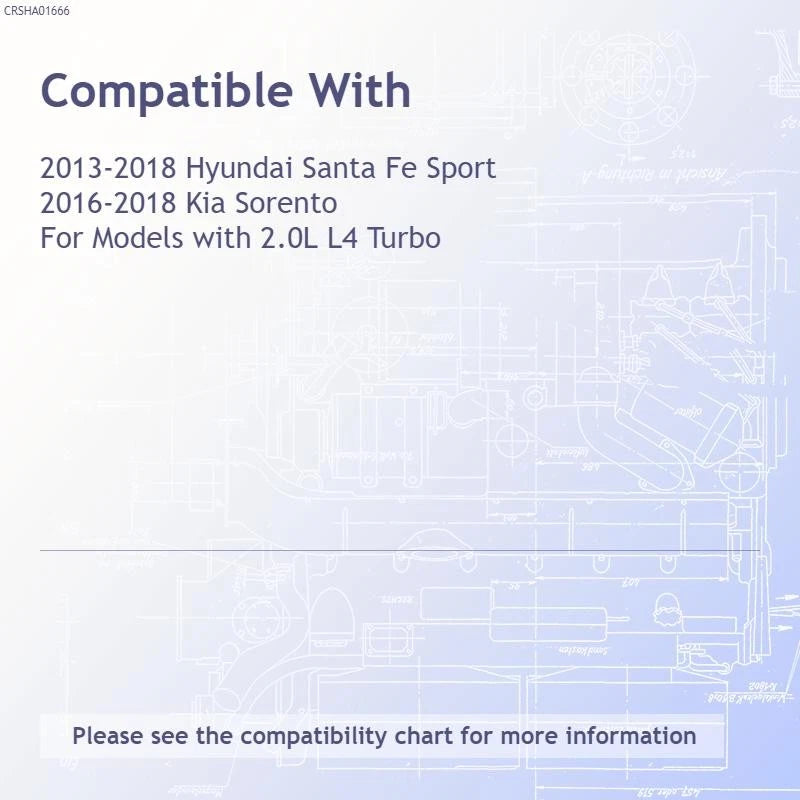 Replacement Condenser Repair Part for Hyundai Santa Fe Sport (2013–2018)