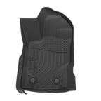 All Weather Floor Mats for Ford Ranger SuperCrew Cab (2019–2023) Black