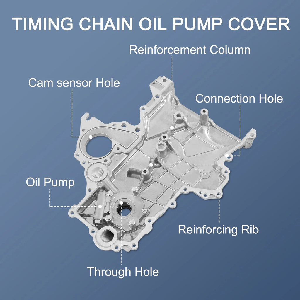 Timing Chain Oil Pump Cover for Hyundai Elantra, Kia Soul (2012–2023)