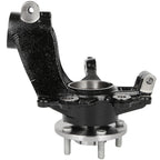 2 Front Wheel Hub Bearings & Steering Knuckles for Ford Focus (2012-2018)