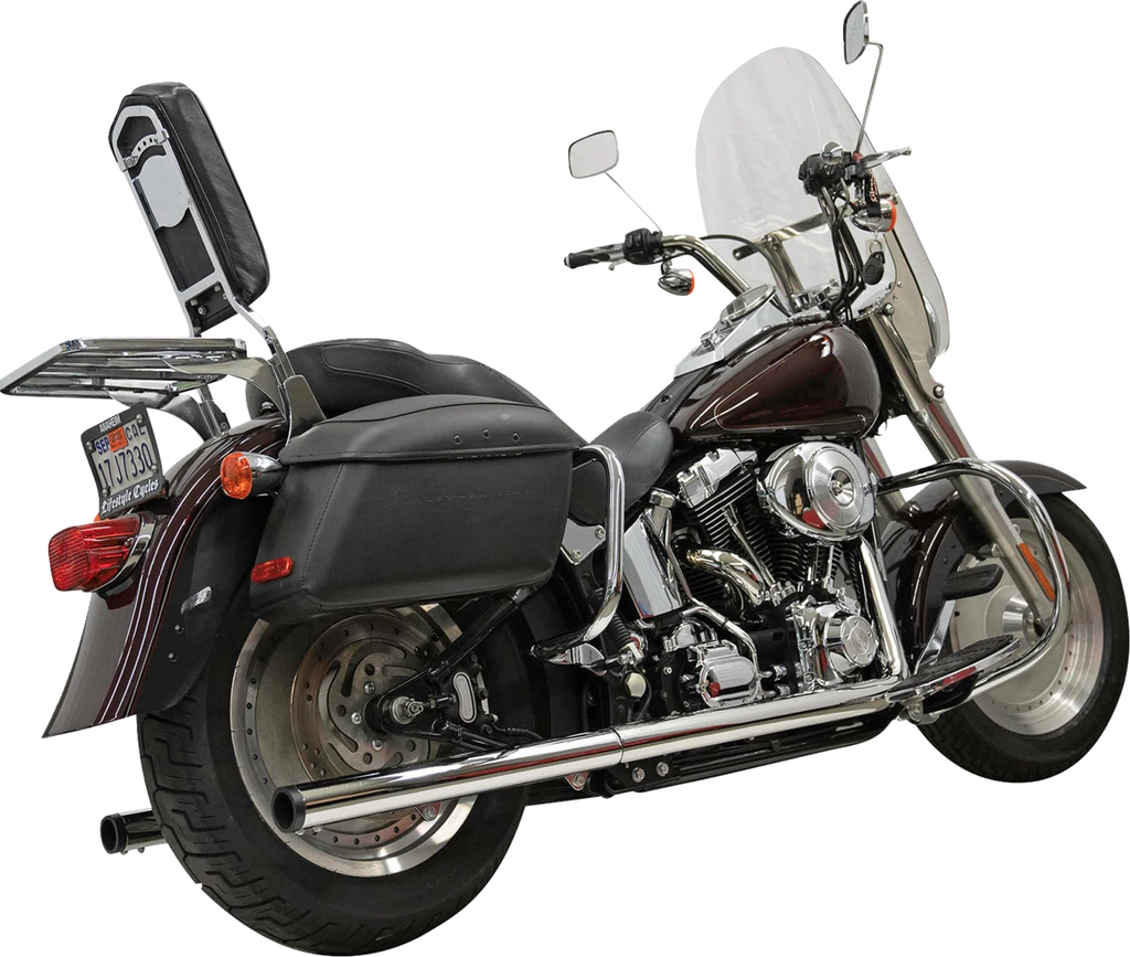 Dual Exhaust System for Harley-Davidson Softail (Twin Cam) (1S98P) Chrome