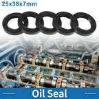 Set of 5 Oil Seal Rotary Shaft Seal 25x38x7mm for Various Models
