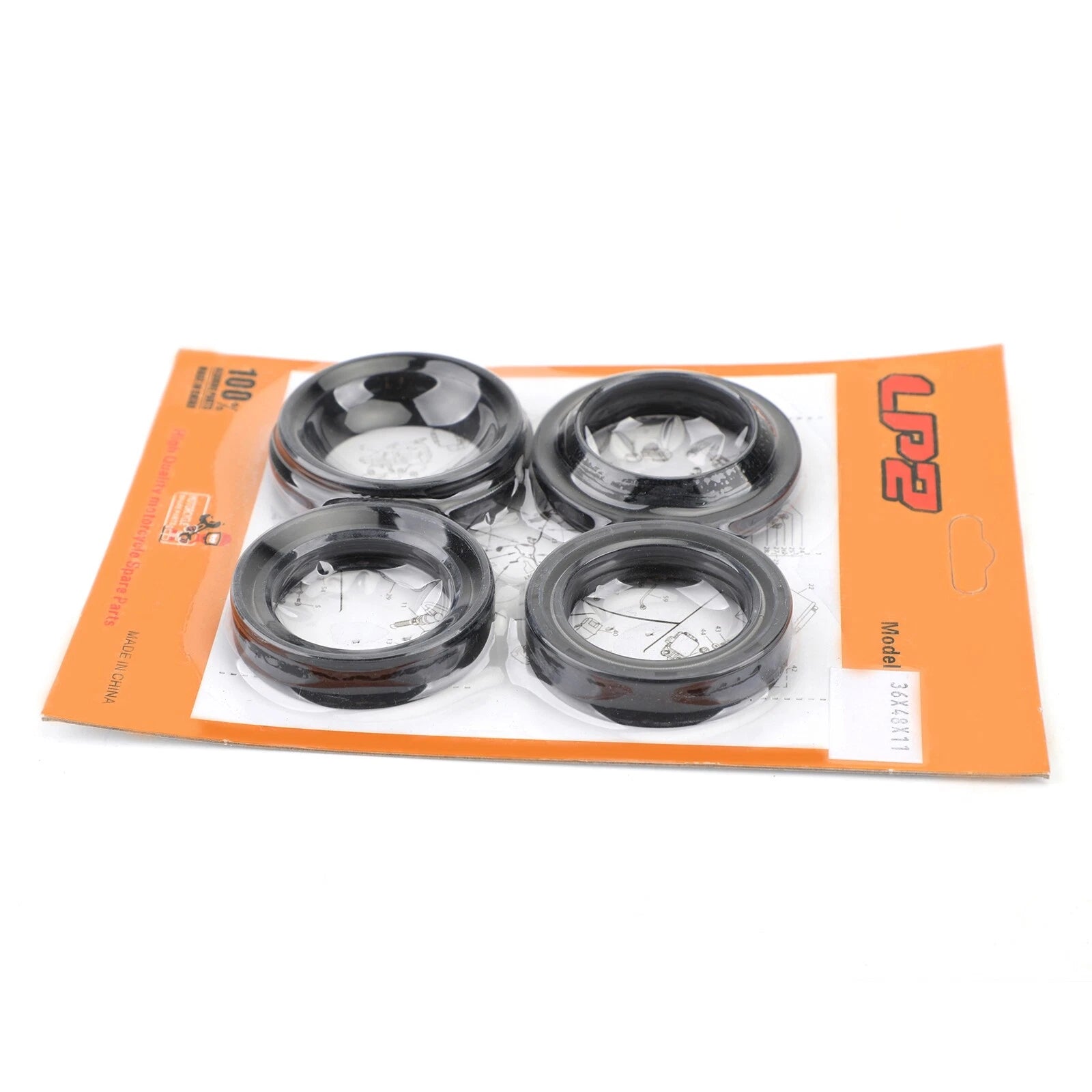 Front Fork Oil Seal Dust Seal Kit for Kawasaki EL EN EX (1985–2007)
