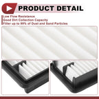 Engine Air Filter No. 165466A00B for Nissan DBA-B21W (1 Pc)