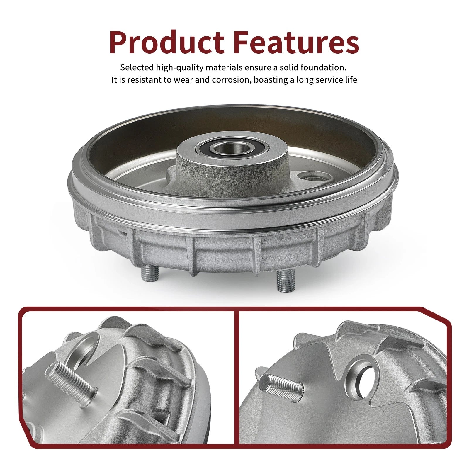 Front Brake Drum for Honda Rancher 350 2X4 TRX350TE (2000–2006) 44600-HN4-670