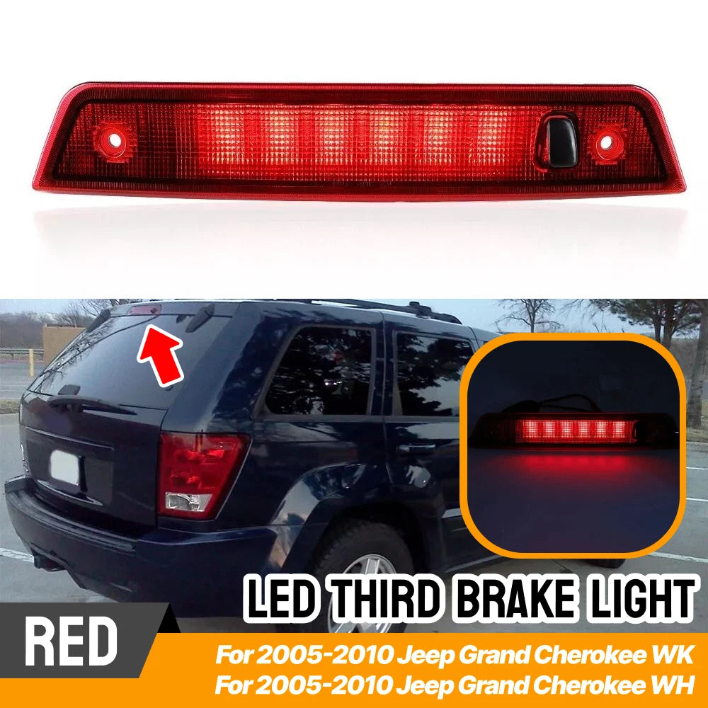 3rd Brake Light Stop Lamp 55157397AD for Jeep Grand Cherokee (2005–2010)