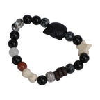Set of 4 Beaded Kitty Bracelets for Cat Lovers