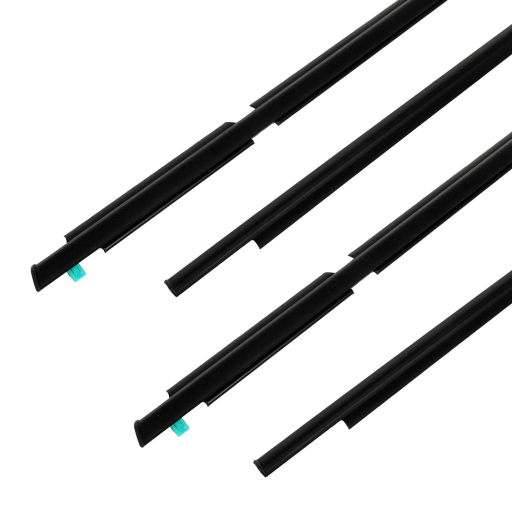 Set of 4 Window Weatherstrip Seals for Toyota Land Cruiser Prado (2003–2009)