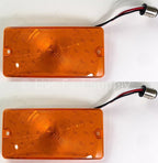 Front LED Amber Parking and Turn Signal Lights Pair for Ford Pickup (1959–1964)