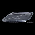 Headlight Clear Lens Cover Replacement for Mazda CX-7 (2007–2012) Left+Right