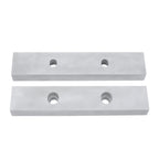 Reversible Aluminum Soft Jaws for 6" Milling Vise (10" x 2" x 1")