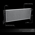 Cooling Radiator for Mini Cooper Hatchback S 2.0L (2014–2018) DPI 13544