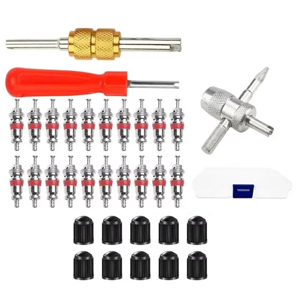 Slotted Valve Core Remover Tool for Vehicle Tire Stem Repair (2010–2023)