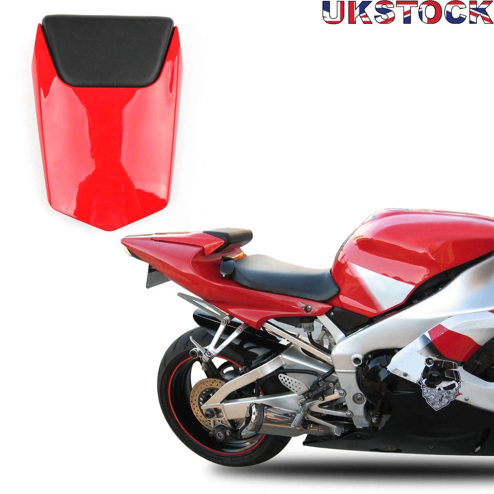 Rear Seat Cover Cowl for Yamaha YZF R1 (2000–2001) Red BK U8 T9