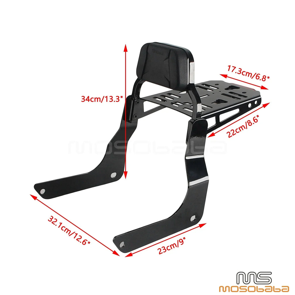 Luggage Rack Sissy Bar Kit for Harley 114 FXFBS (2018-2025)