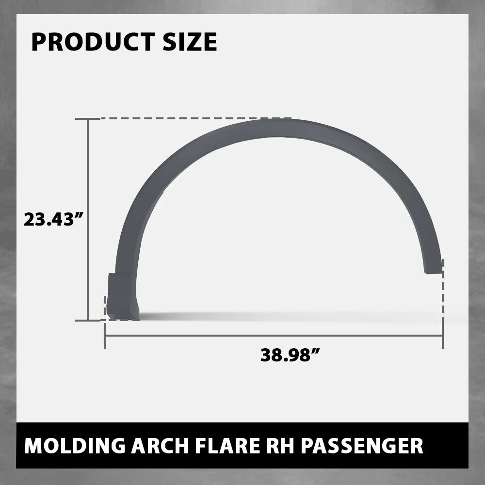 Front Right Fender Flare for Audi Q3 (2019–2024)