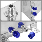 2.5 Gallon Aluminum Fuel Cell Tank + Level Sender for Race Applications