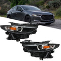 LED Headlight Assembly for Mazda 3 (2019â2021) Right + Left Side Clear