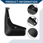 Set of 2 Mud Flaps Splash Guards for Mercedes-Benz GLA260 (2015–2019)