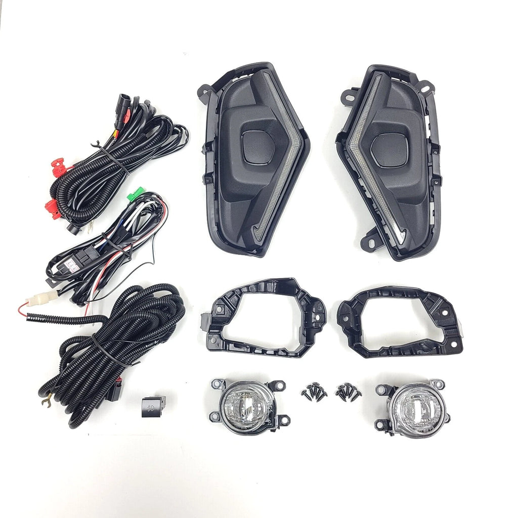 Front Bumper Fog Light Assembly for Toyota Rav4 (2019–2025) DRL Turn Signal