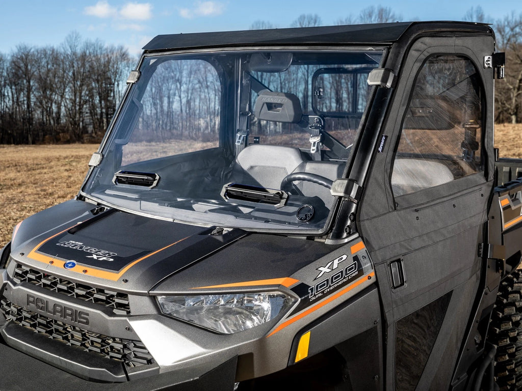 Scratch Resistant Vented Full Windshield for Polaris Ranger XP 1000 (2017–2023)