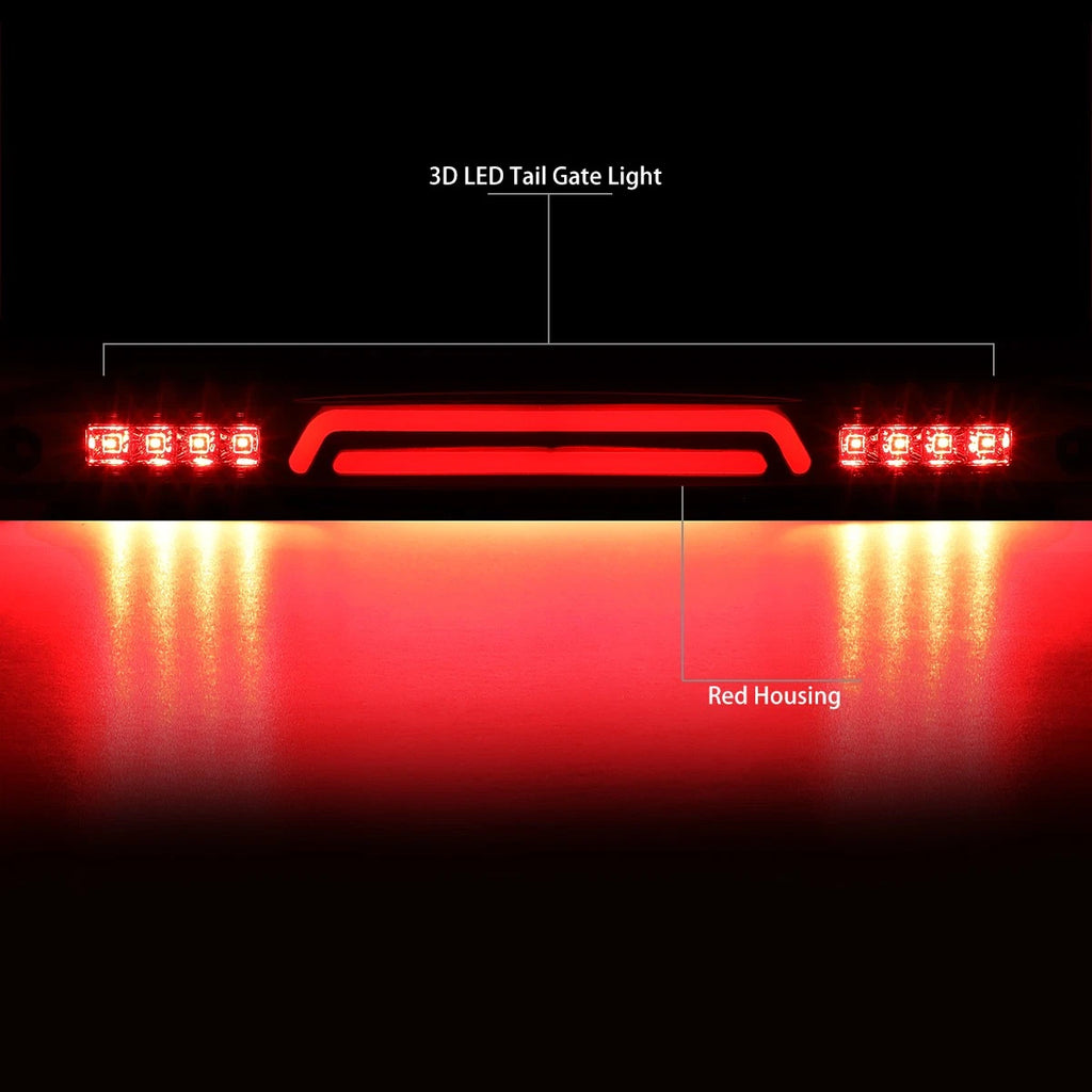 3D LED Bar Rear Center Tailgate Lamp Brake Light for Dodge Ram (2003–2006)