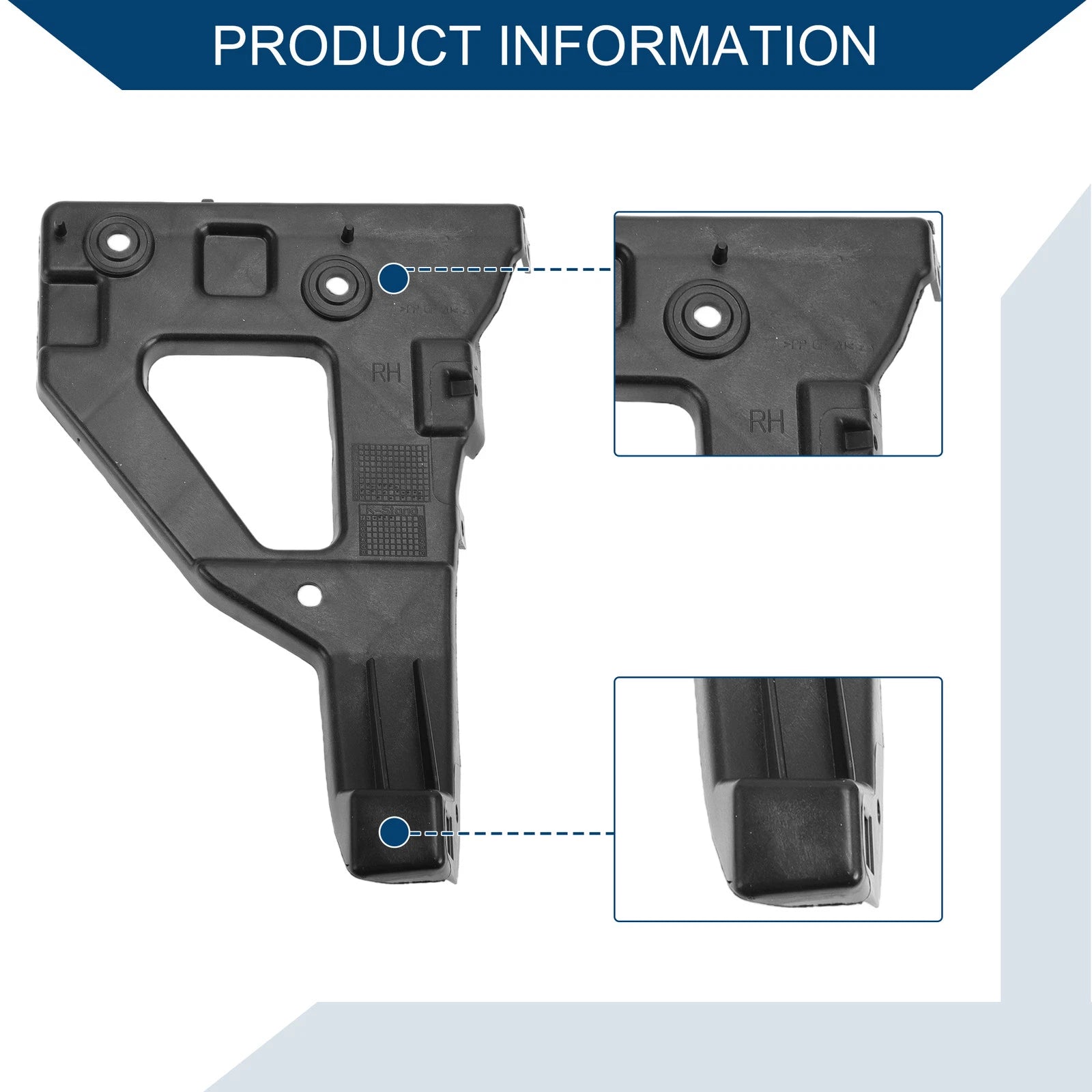 1pc Right Front Bumper Support Bracket No. 4F0807228 for Audi A6 Quattro (2005–2011)