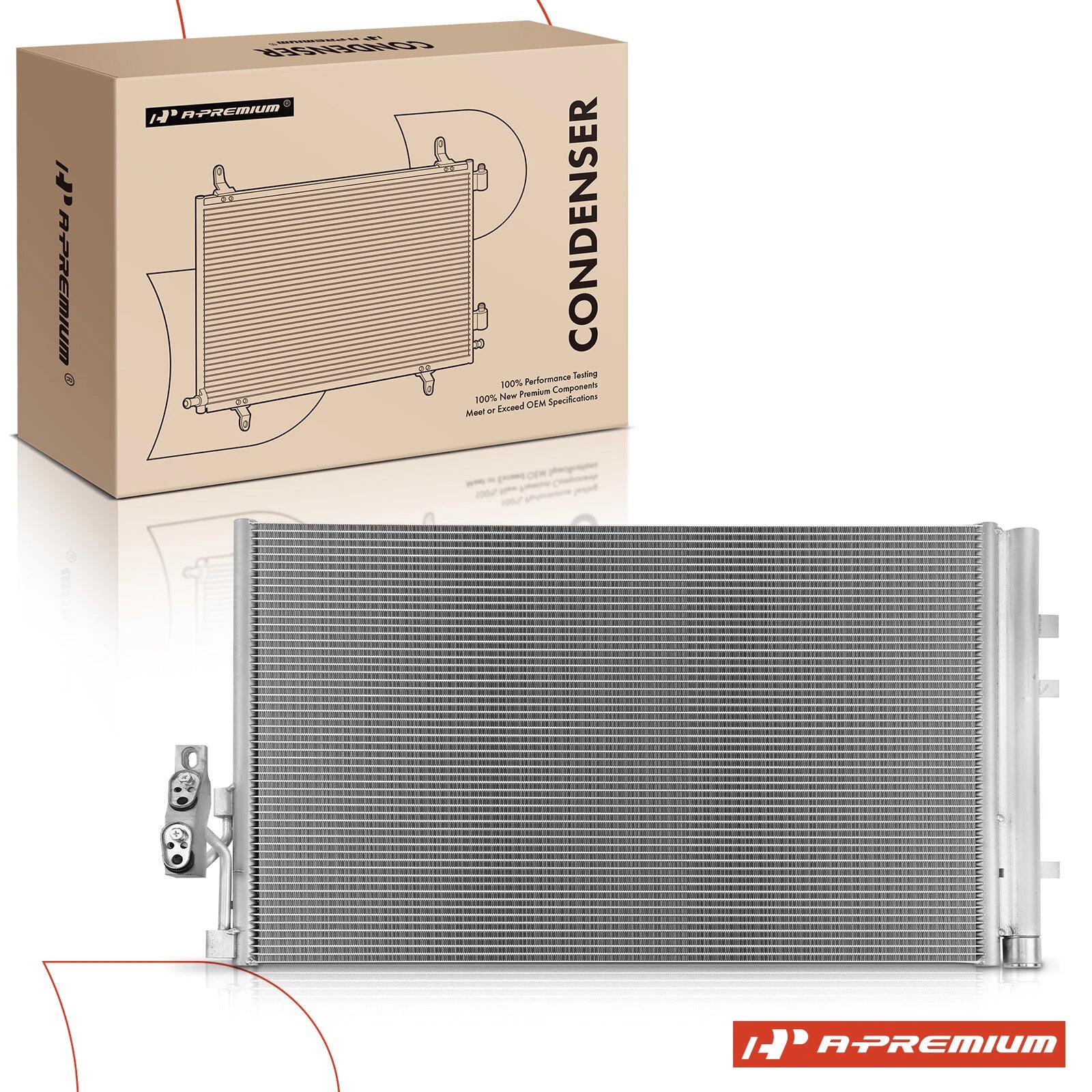 A/C Condenser with Receiver Drier for BMW X3 X4 (2011–2018)